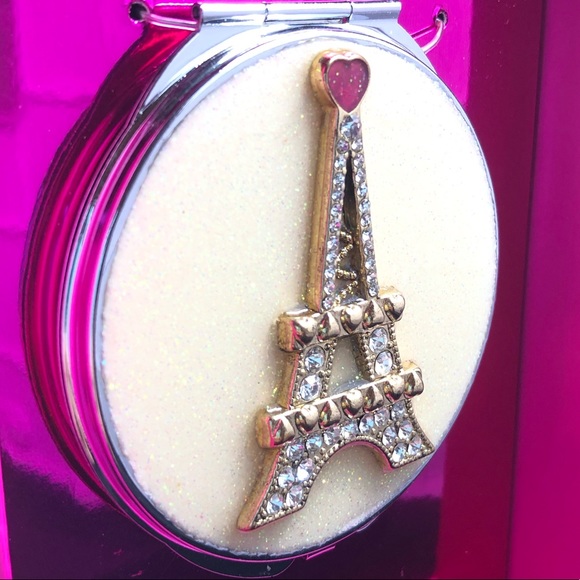 Betsey Johnson Eiffel Tower Compact Mirror - Picture 12 of 15